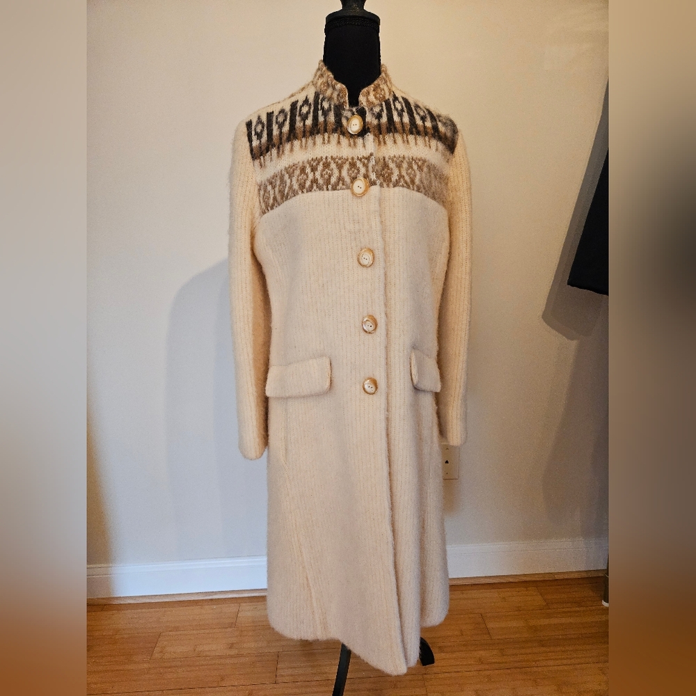Vintage Icewool Icelandic Knit Women's Coat 14